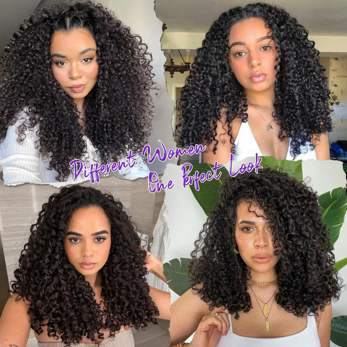 TSCL Natural black shade blends with most hair tones for effortless blending.