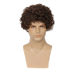 Tseses men's Afro wig close-up texture for natural look