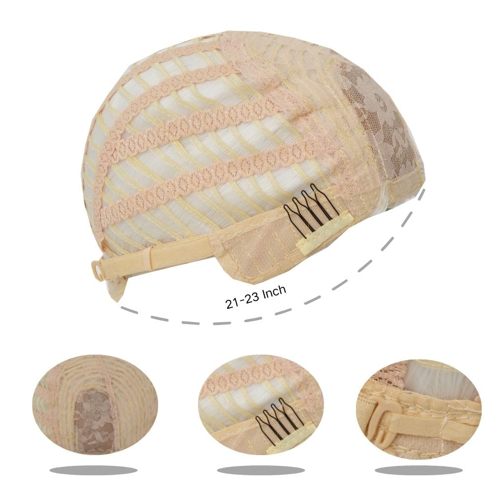 Tseses packaging includes wig cap and manual for easy setup.