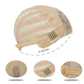 Tseses packaging includes wig cap and manual for easy setup.