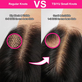 Tsiyu glueless lace front wig pre-plucked for quick wear and styling.