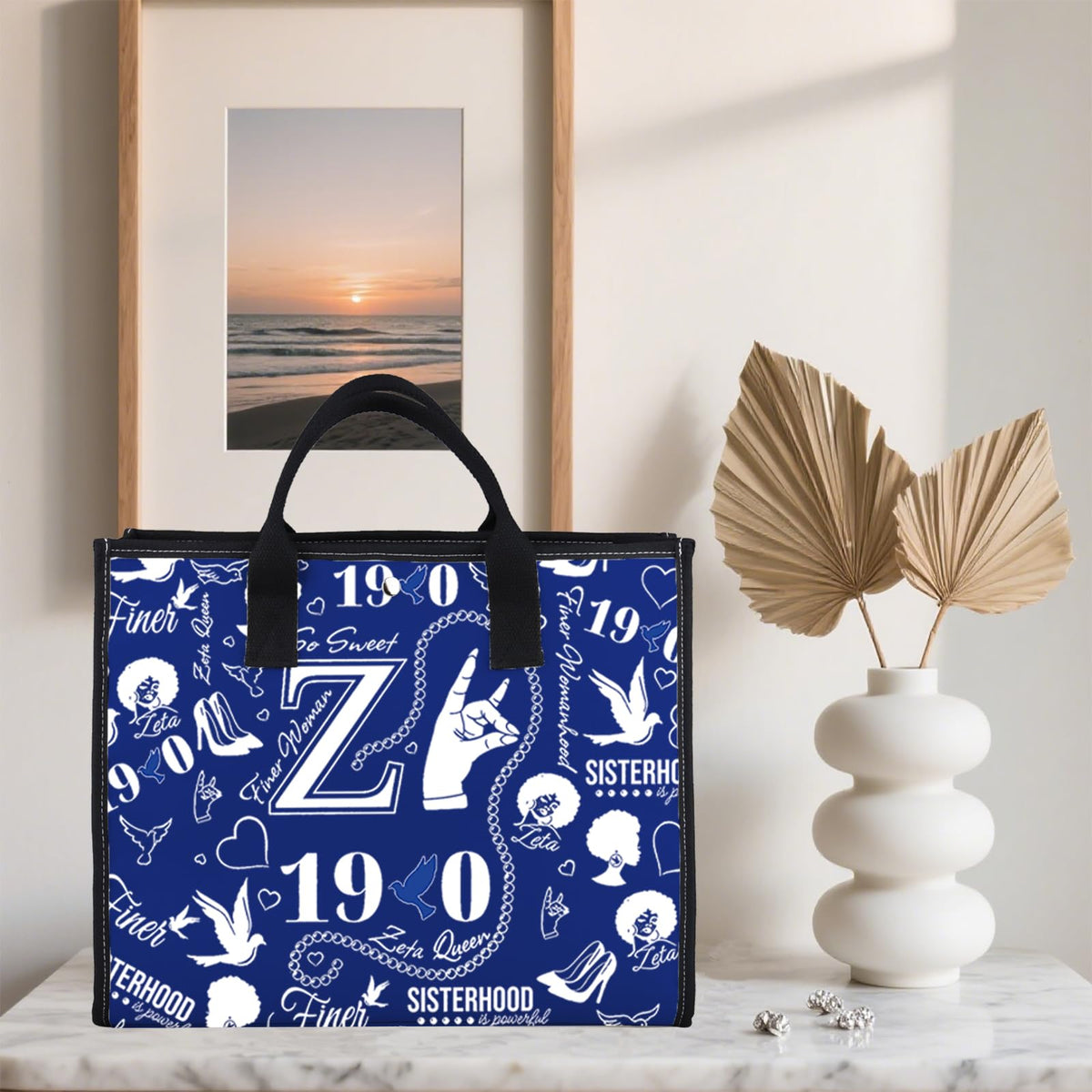 TSOTMO tote with adjustable detachable straps for customized, comfortable carrying.