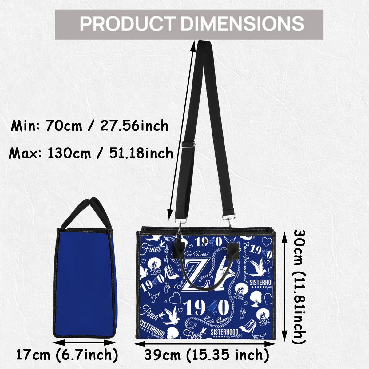 TSOTMO water-resistant canvas tote, durable for daily use in any weather.