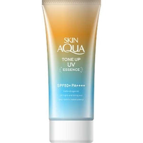 TSTADVANCE Sunscreen Tone Up UV Essence latte beige tube application highlights easy blending.