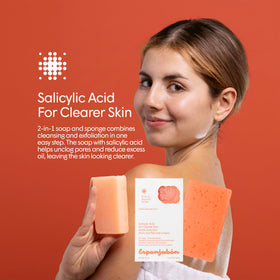 T.TAIO Esponjabon Pore-Cleansing sponge minimizes pores for smooth skin