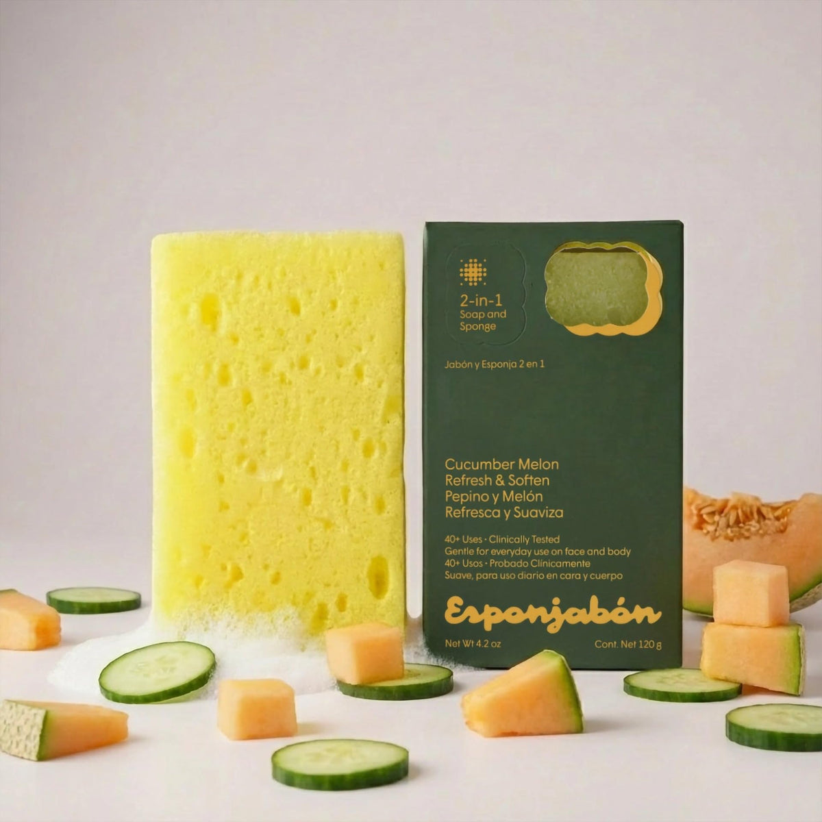 T.TAIO Esponjabon Variety Pack sponge displays eight variants