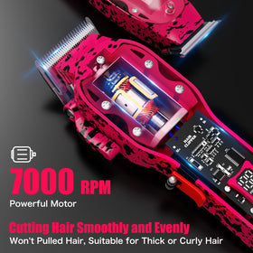Tuanchuanrp LED display shows battery level for on-the-go trims.