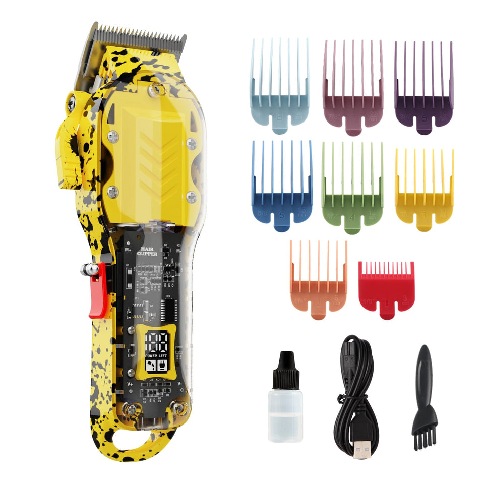 Tuanchuanrp professional clippers with LED display for precise grooming