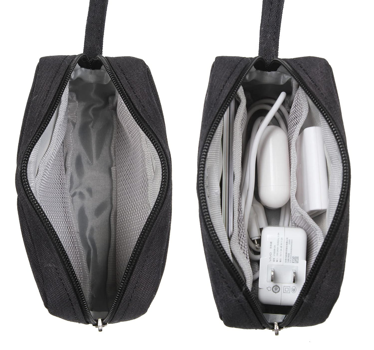 TUBGIIKS mini cosmetic make-up bag for on-the-go touch-ups.