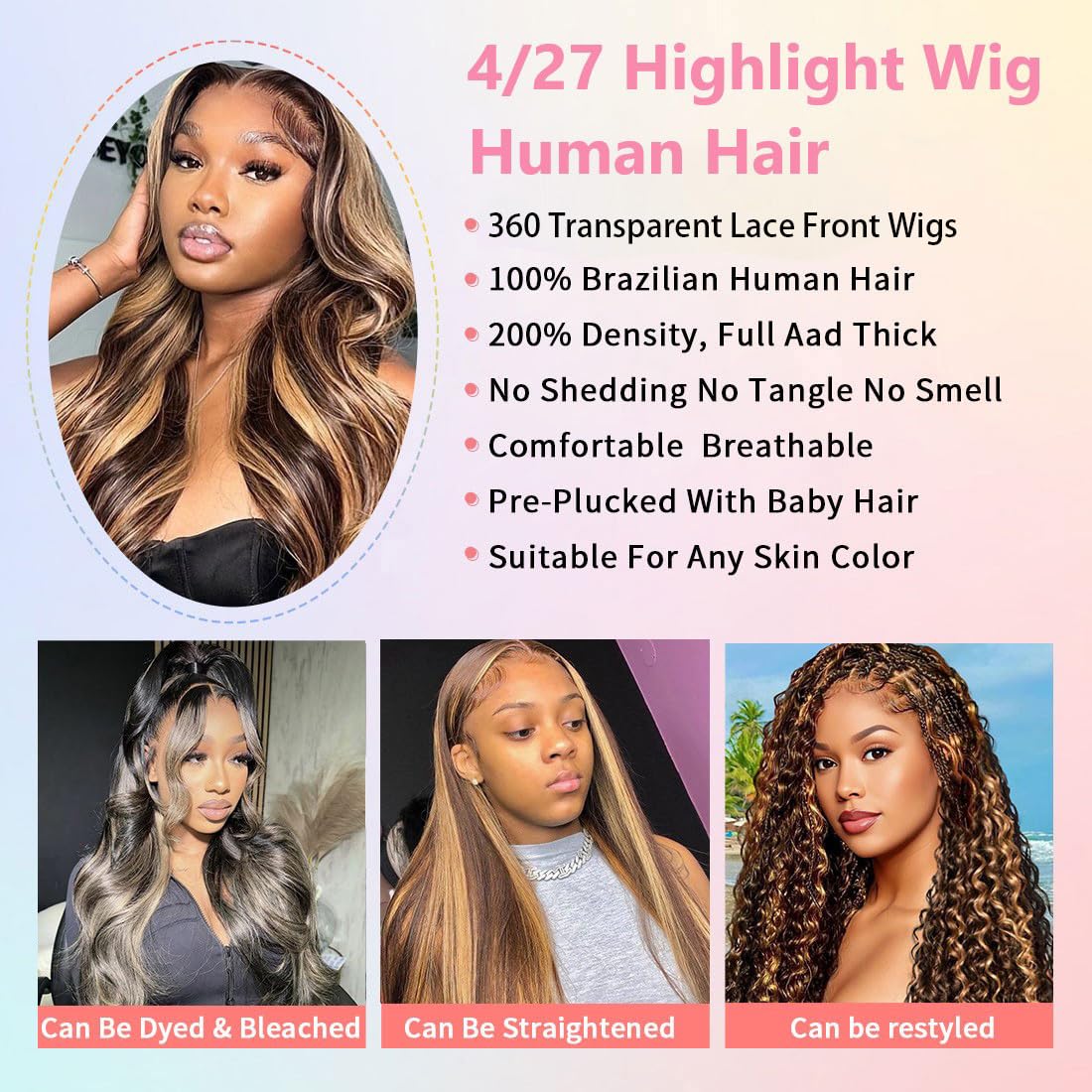 TUDODO body wave texture shows natural movement.