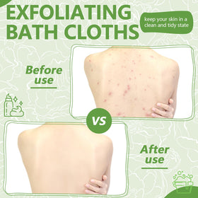 Tudomro face and body washcloth versatile cleansing routine.