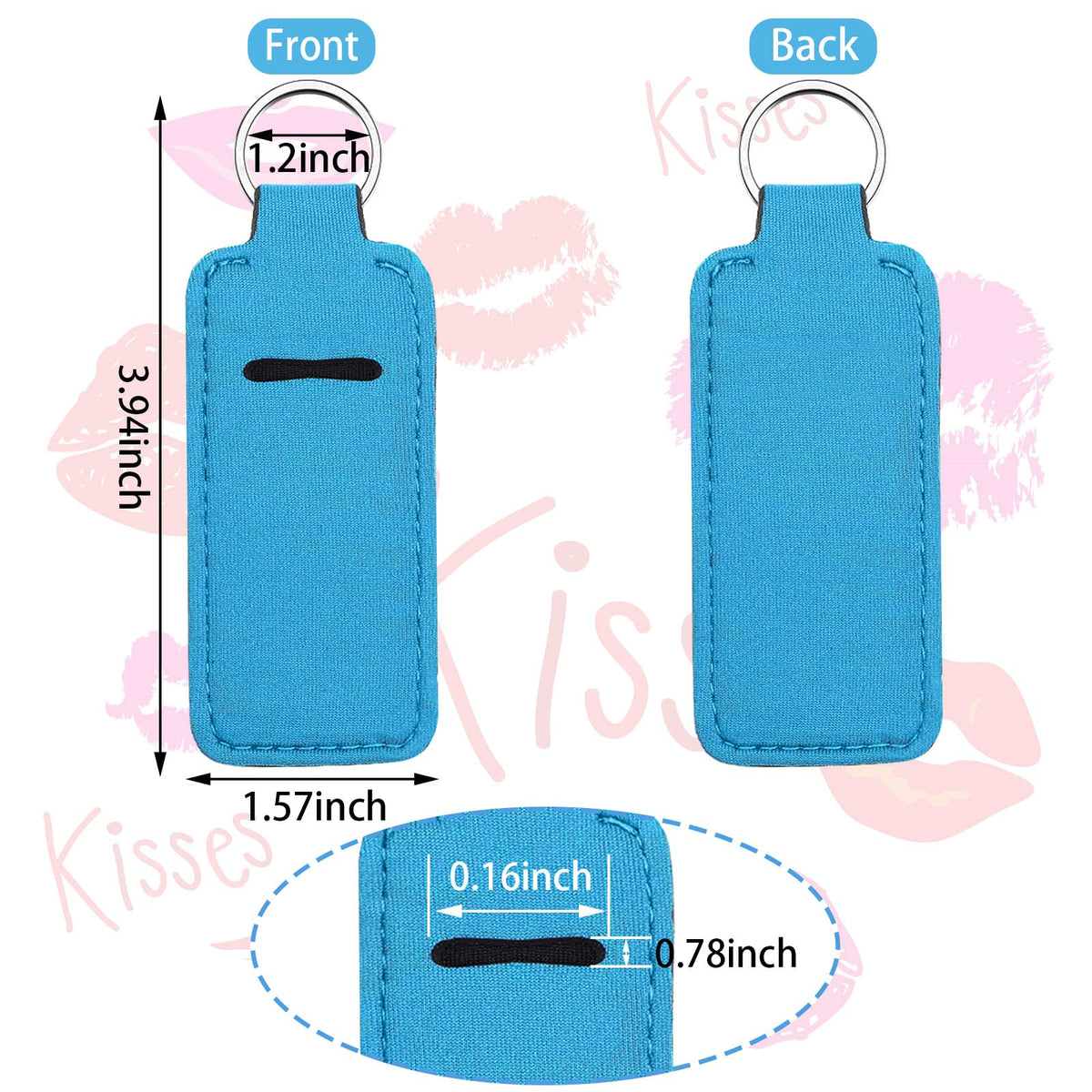 Tudomro neoprene lipstick holder provides secure storage during travel.