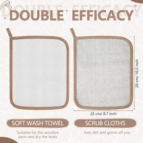 Tudomro soft side for gentle drying on sensitive areas.