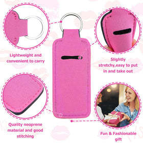 Tudomro portable keyclip on bag for quick access to lip products.