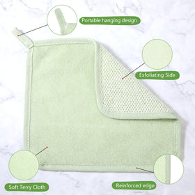 Tudomro washcloth machine washable for easy care and reuse.