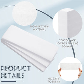 Tudomro wax strips 7x20 cm size suitable for most body areas