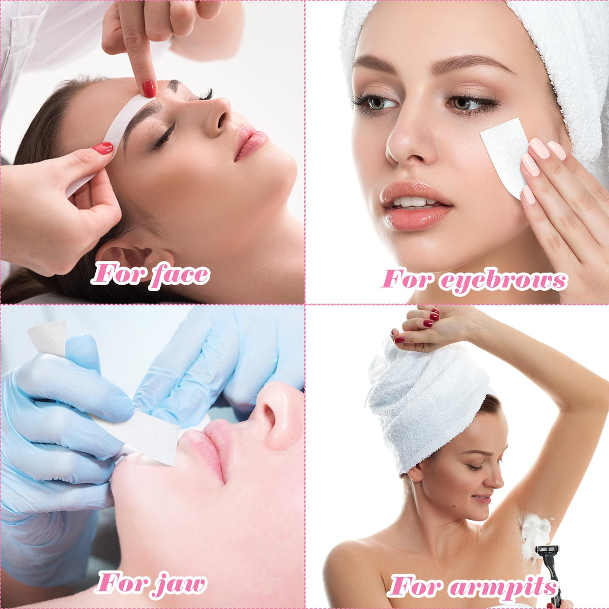 Tudomro wax strips used on underarms and bikini areas for convenience