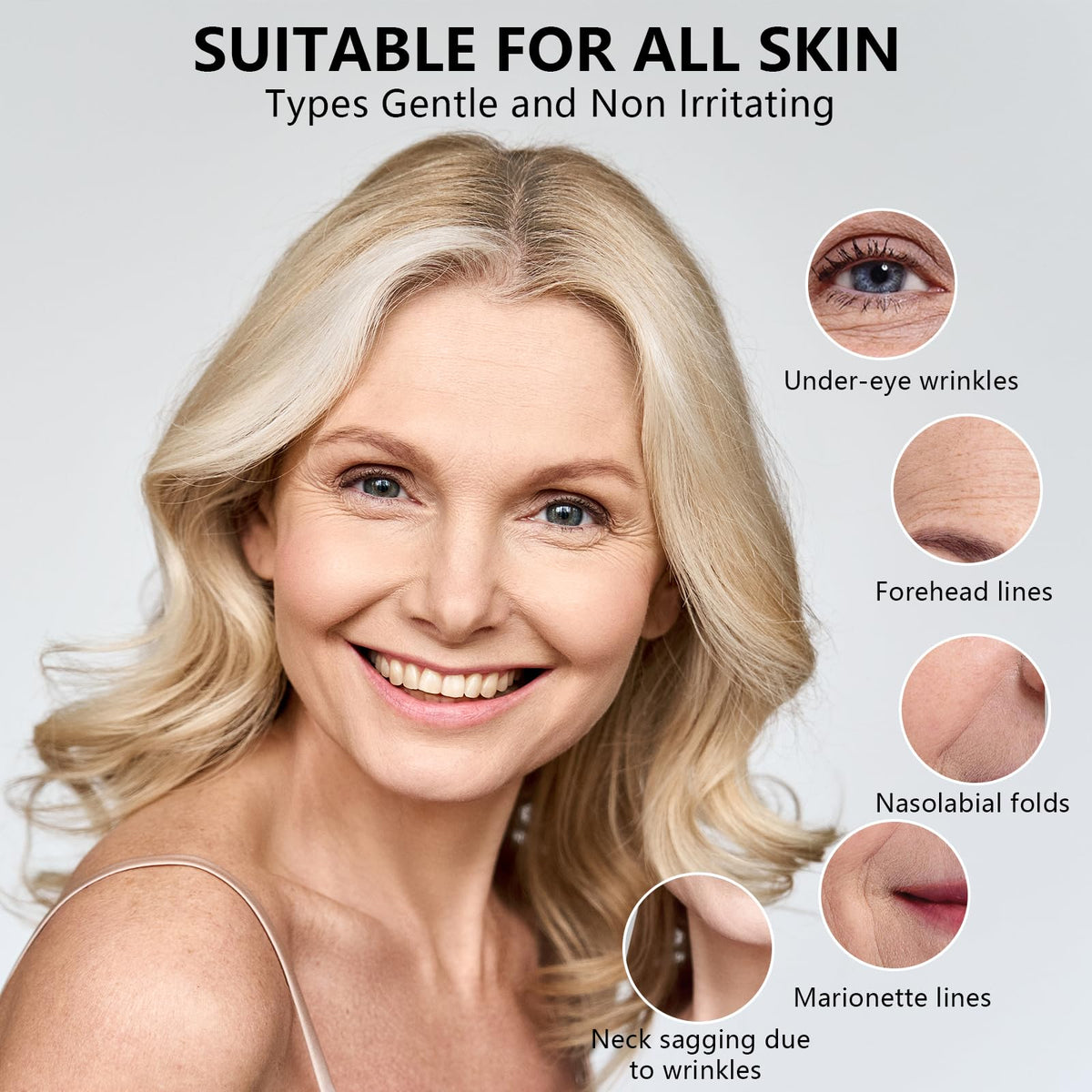 TUJHG Serum texture swirl showing lightweight, fast-absorbing formula.