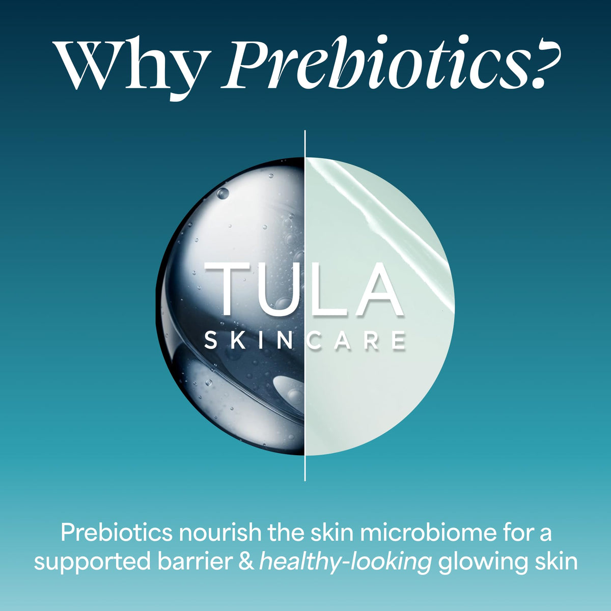 TULA 24-7 Weightless Moisture skin glow close-up after application