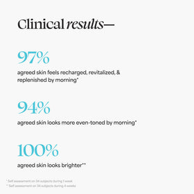 TULA Bedtime prebiotic power nourishes your skin microbiome for a healthy barrier.