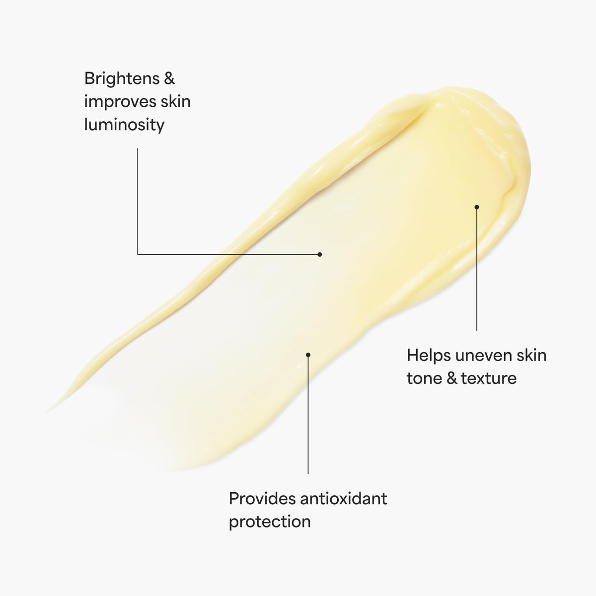 Close-up of the gel-cream texture from TULA Bright Start for quick morning hydration