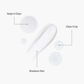 TULA Clear It Up Acne Gel tube close-up for tone correction.