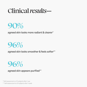 TULA Detox in a Jar after use glow indicating radiant-looking skin