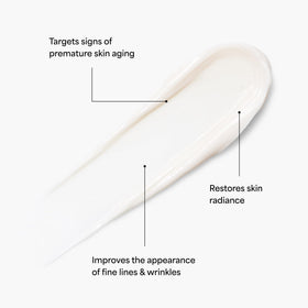 TULA Protect Plump cream texture close-up highlighting a silky, non-greasy finish.