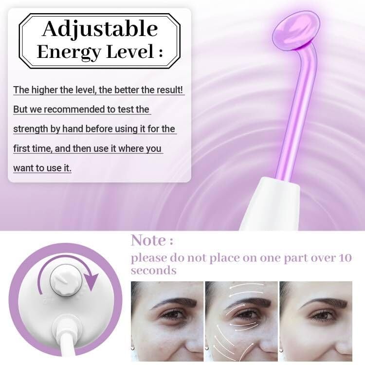 TUMAKOU Violet tongue tube attachment for eye area.