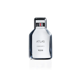 Tumi Atlas bottle side view, highlighting premium design