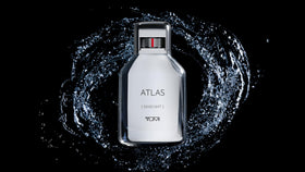 Tumi Atlas packaging box, gift-ready presentation
