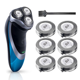 Tuokiy HQ8 replacement heads front view for easy shaving compatibility.