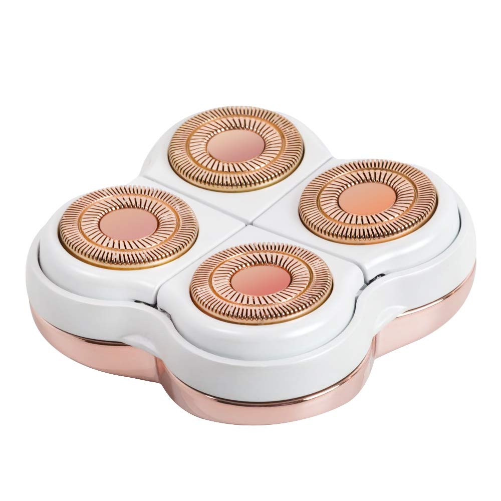 Tuokiy rose gold replacement head for legs hair remover delivers precise results