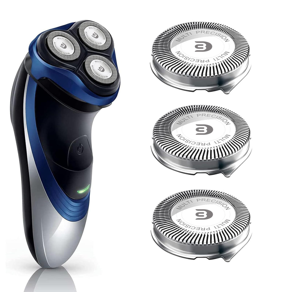 Tuokiy SH30 heads with 360 degree design for skin-friendly shaving.