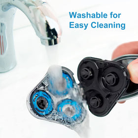 Tuokiy SH50 cleaning brush aids debris removal from shaving heads.