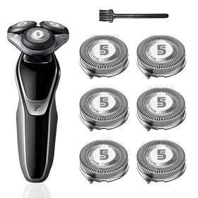 Tuokiy SH50 Philips 5000 series heads close-up for precise grooming.