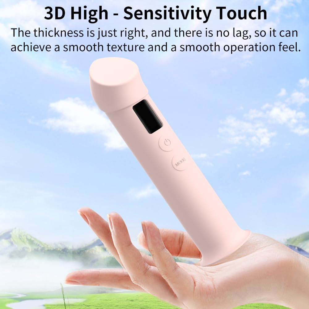 Precise button access on TUOOUT pink case for Age-R Booster Pro.