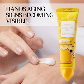 TUOSHITONG honey hand cream mini portable pack for office or home use.