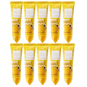 TUOSHITONG honey hand cream packaging shown as a travel-friendly 10-pack.