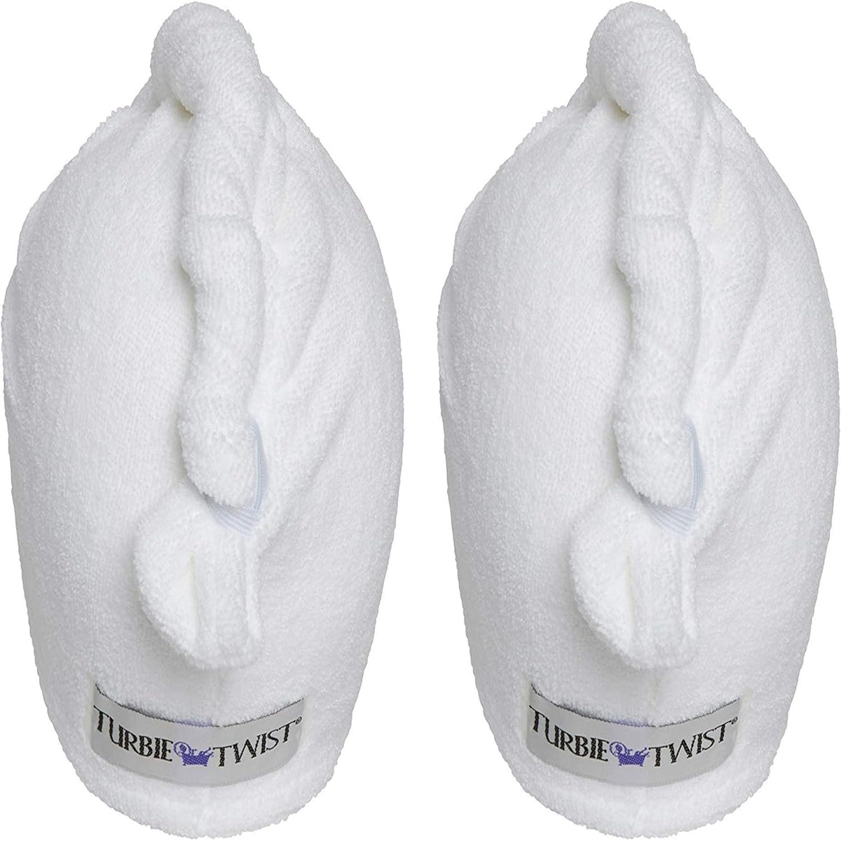 Turbie Twist white two-pack for premium personal care