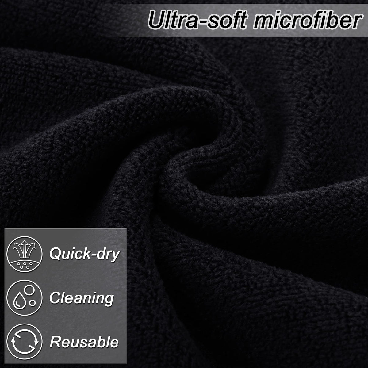TURSTIN towels with finished seams offer a smooth, durable touch during use.