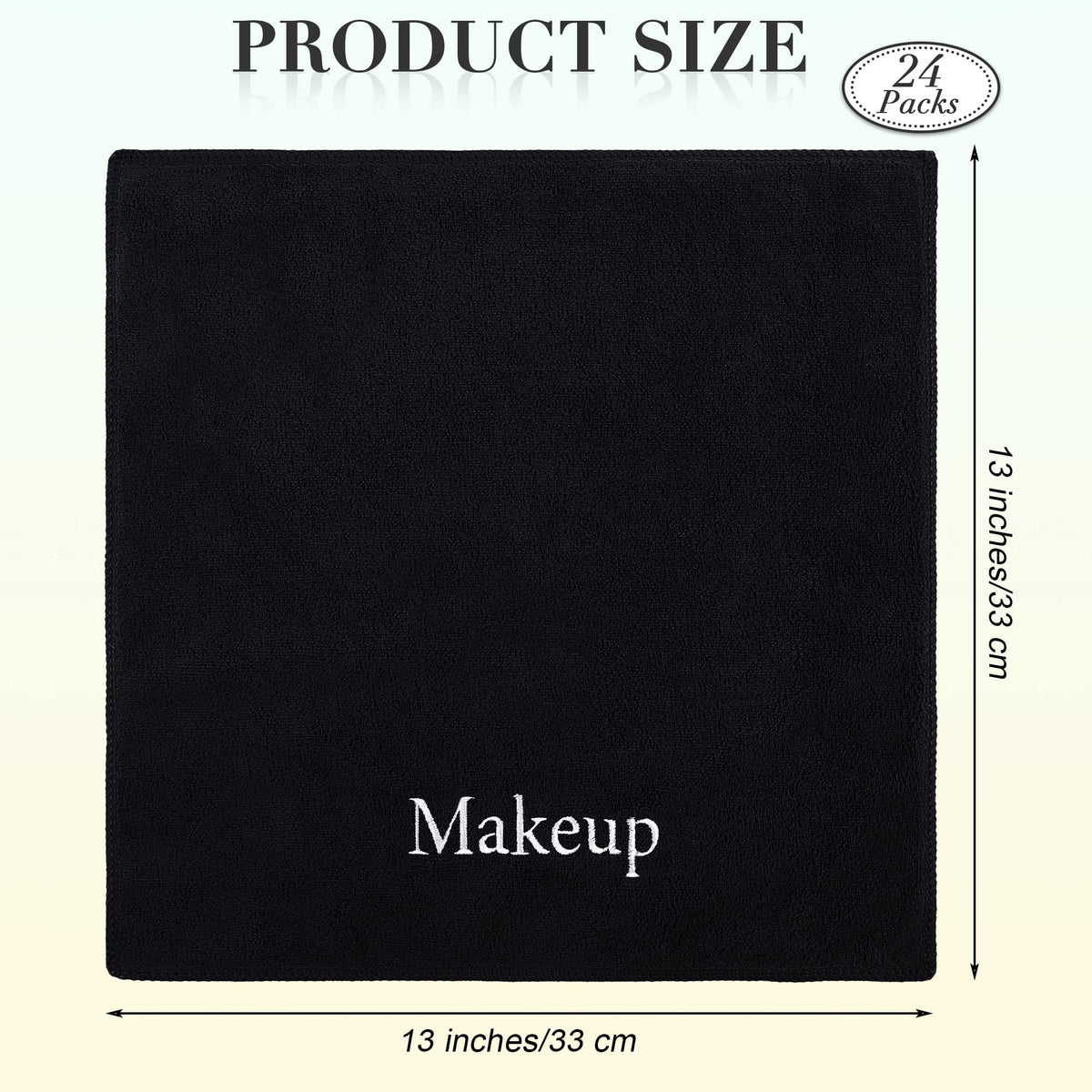TURSTIN makeup remover towels used on a wet face for comfortable cleansing.