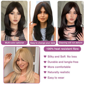TuTive Blonde Wig close up shows realistic shine and texture.