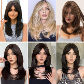 TuTive Shoulder length wig with 22 inch length for easy styling.