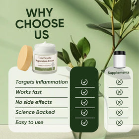 TUVAAZ Total Soothe cream texture shows light feel and quick absorption.