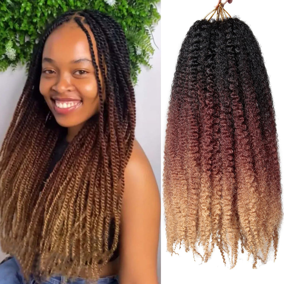 TUVOJALE Marley twist 18in packaging shows ready-to-install hair for quick protective styling