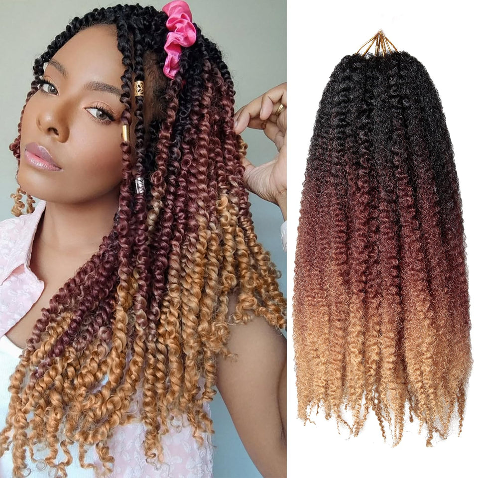 TUVOJALE Marley Twist hair close-up shows natural texture for versatile styling.