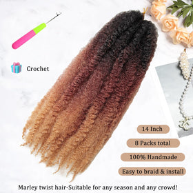 TUVOJALE Marley Twist installed look demonstrates quick crochet braids for day-to-day wear.