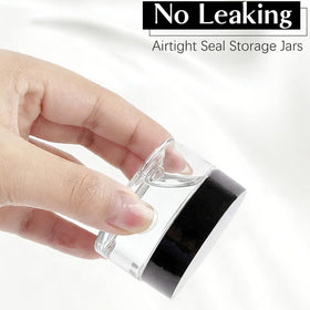 Tuzazo 1oz empty cosmetic containers ideal for samples.