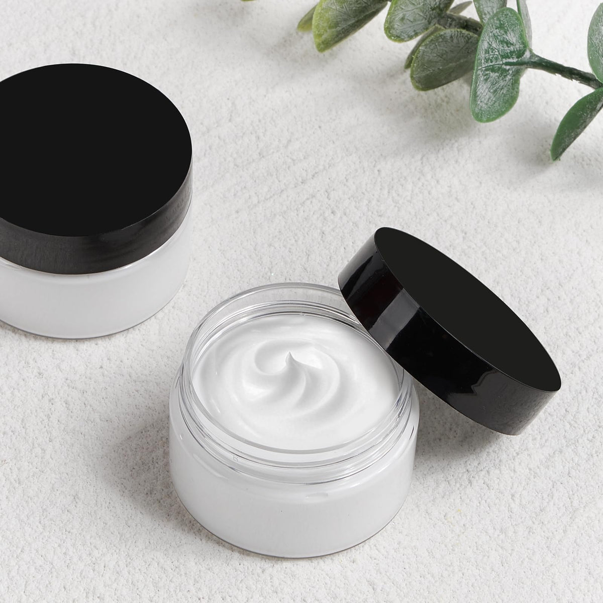 Tuzazo jars with customizable labels for easy identification.